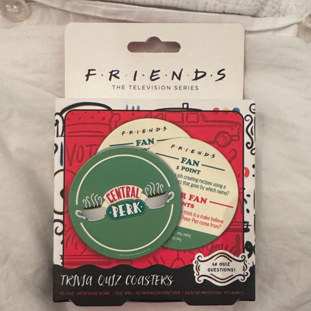 Friends Trivia Quiz Coasters